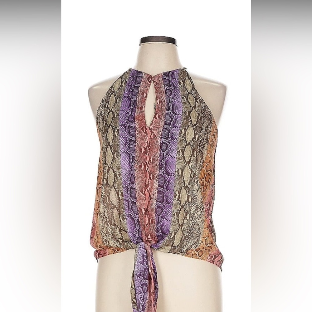 Women’s Willow-Root top. Sleeveless, halter neckline.